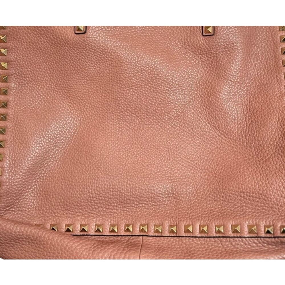 Valentino large Rockstud trapeze tote - reversible pink and grey! - Picture 8 of 10